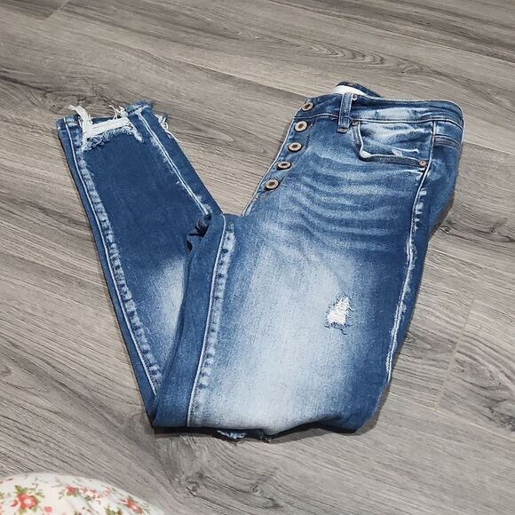 EUC KanCan Presley Rugged Skinny Jeans - Picture 2 of 8